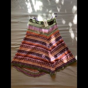 SOLD; Etro Cashmere Wool Silk Winter Skirt